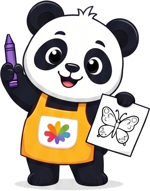 ColorsPanda mascot